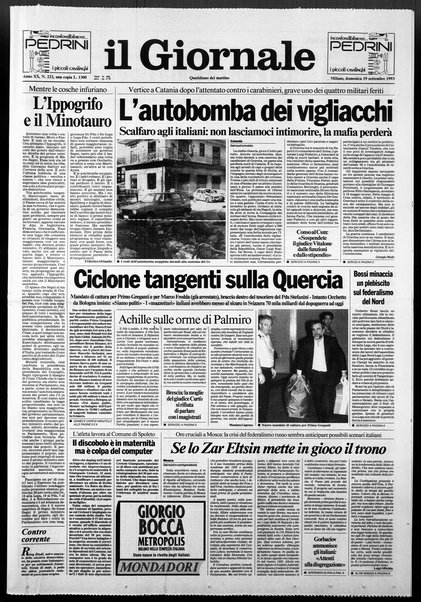 Il giornale : quotidiano del mattino